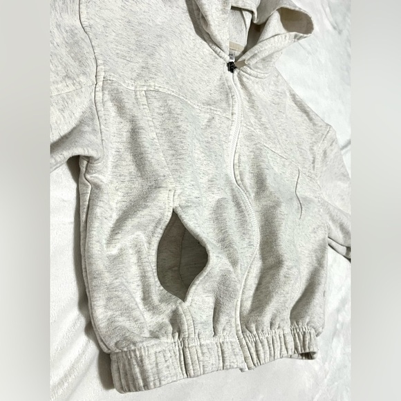 90 Degrees by Reflex Girls Cloud Plush Ludlow Jacket Gray Zip-Up Hoodie Large 12 - Picture 11 of 15